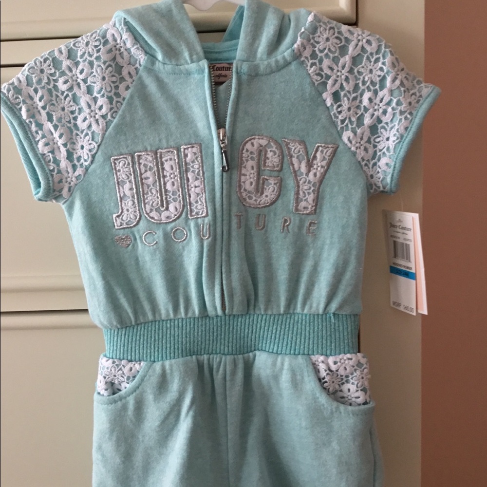 JUICY COUTURE hooded romper